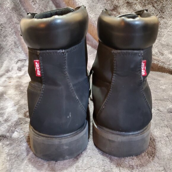 Levi's Crestone Mens Boot Black Mono Chrome 518017-A48 Size 10 - Picture 5 of 11